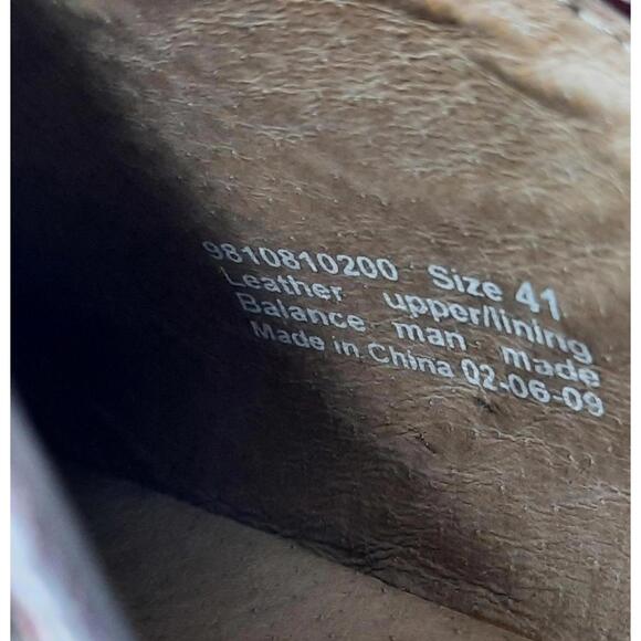 Dansko Women's Burgundy Leather Slip-On Clogs Size 41 - Picture 6 of 6